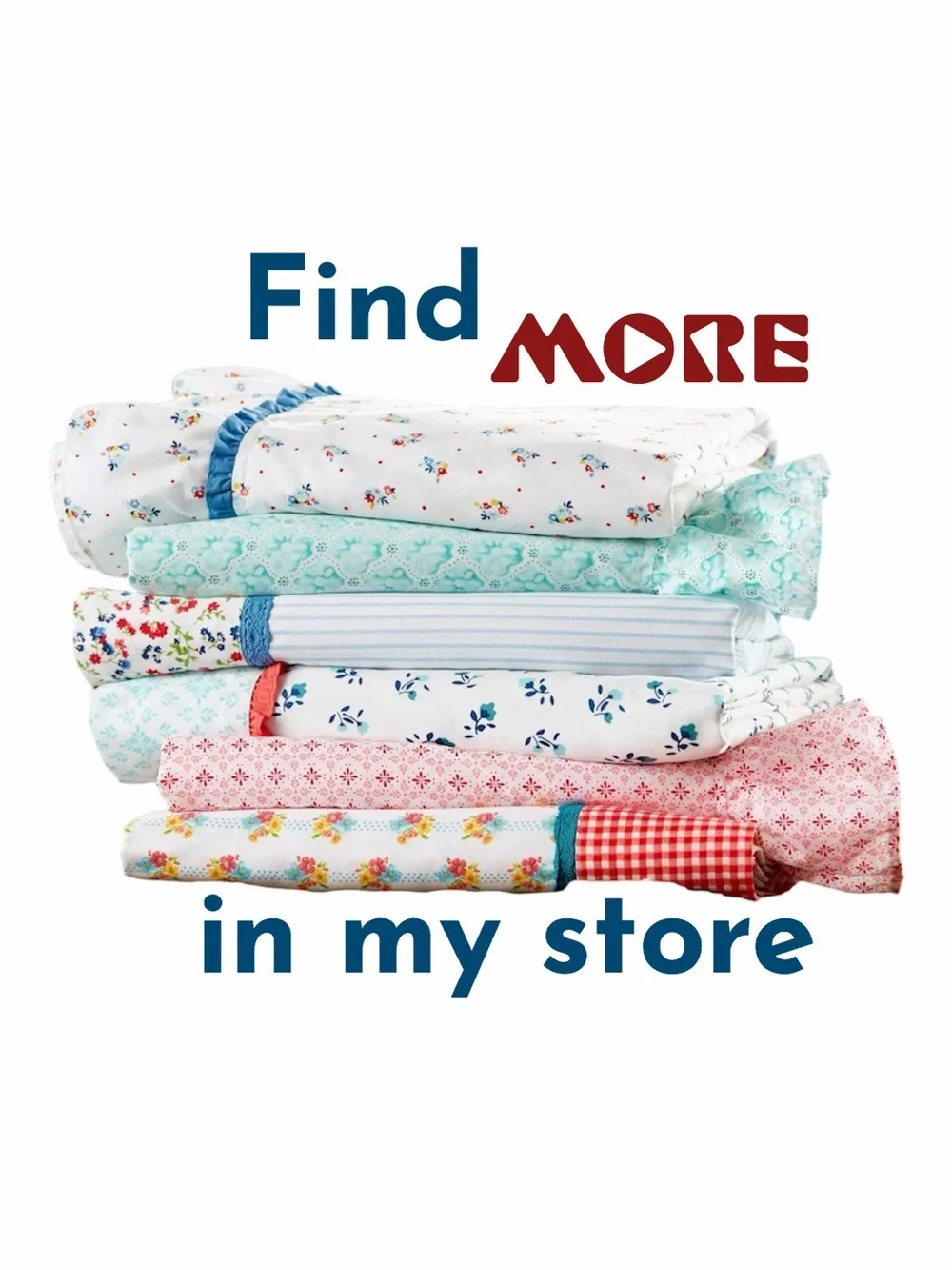 KING The Pioneer Woman Calico Floral Medallion Cotton Percale Sheet Set Sheets